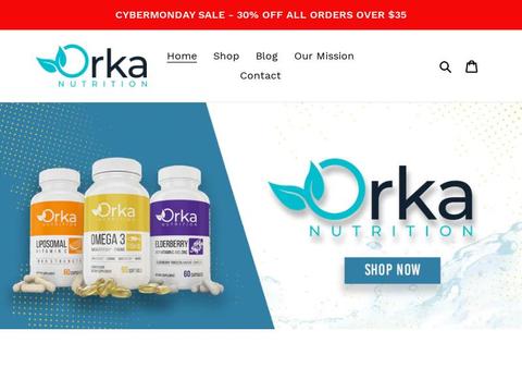 Orka Nutrition Coupons and Promo Code