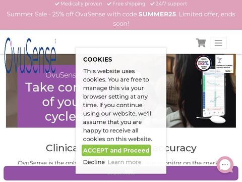 ovusense Coupons and Promo Code