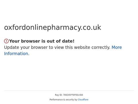Oxford Online Pharmacy Coupons and Promo Code