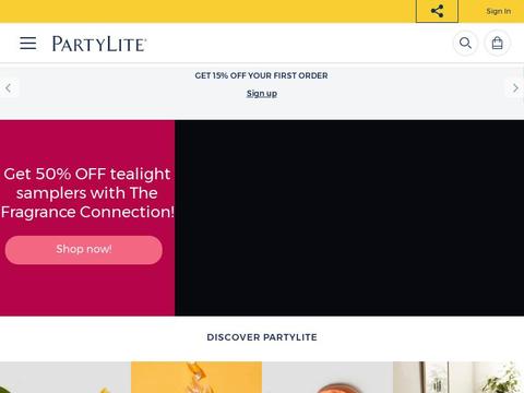 Partylite.com Coupons and Promo Code