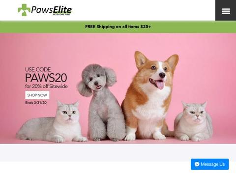 Paws Elite Coupons and Promo Code