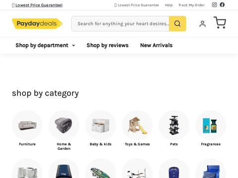 Payday Deals Coupons and Promo Code