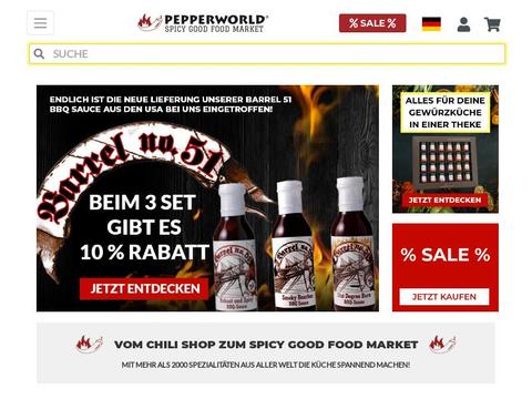 Pepperworld Hot Shop Coupons and Promo Code