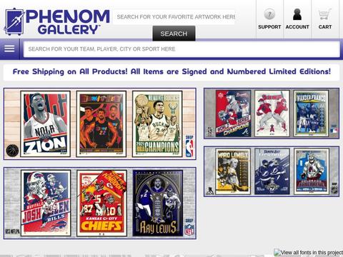 Phenom Gallery Coupons and Promo Code