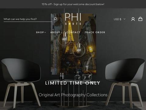 PhiShots Art Collections Coupons and Promo Code