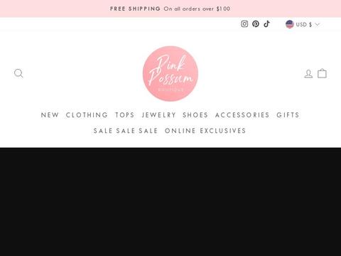 pinkpossumboutique Coupons and Promo Code