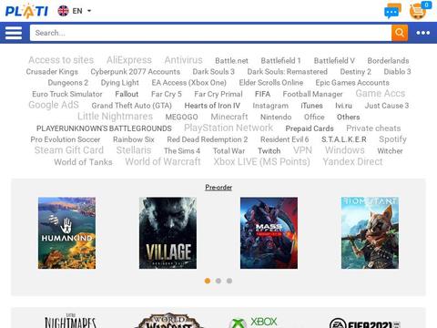 Plati.Ru Coupons and Promo Code