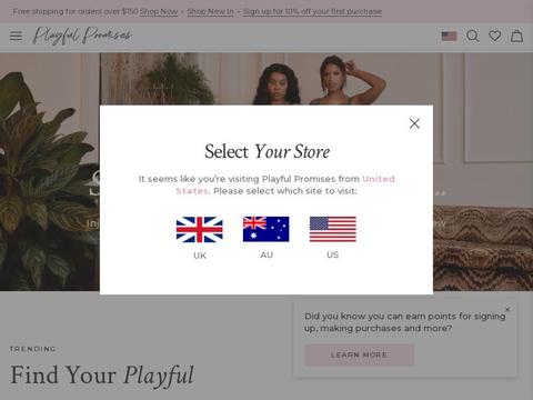 Playful Promises US Coupons and Promo Code