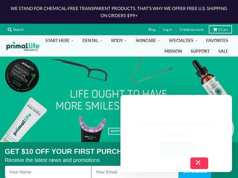 Primal Life Organics Coupons and Promo Code