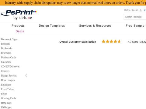 PsPrint Coupons and Promo Code