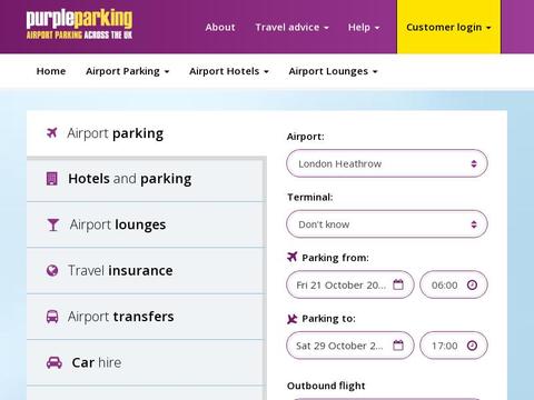 Purple Parking Coupons and Promo Code