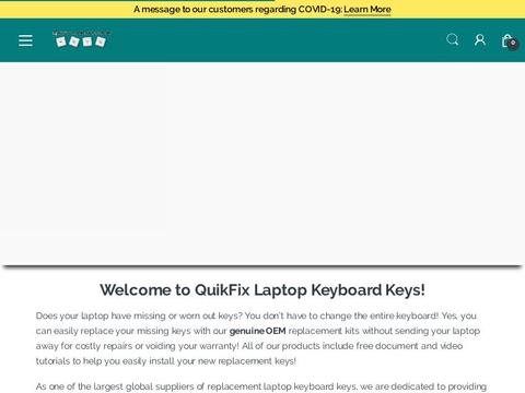 Quikfixlaptopkeys.Com Coupons and Promo Code