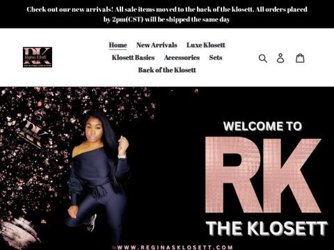 Regina's Klosett Coupons and Promo Code
