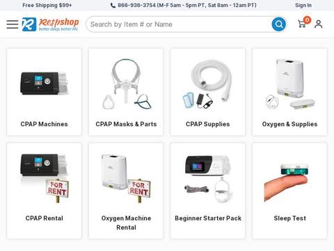Respshop Coupons and Promo Code
