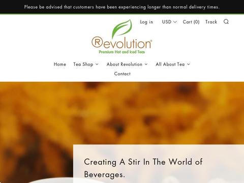Revolution Tea Coupons and Promo Code