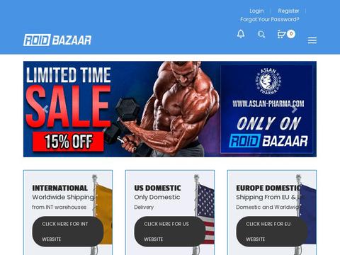 Roidbazaar.Net Coupons and Promo Code