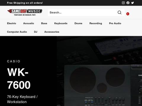 SameDayMusic Coupons and Promo Code