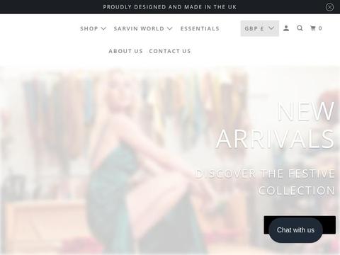Sarvin Coupons and Promo Code