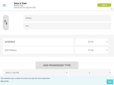 Save A Train Coupons and Promo Code
