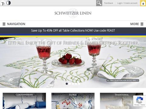 Schweitzer Linen Coupons and Promo Code