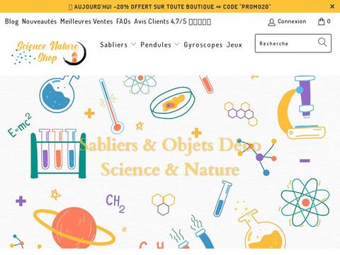 Science Nature Shop Coupons and Promo Code