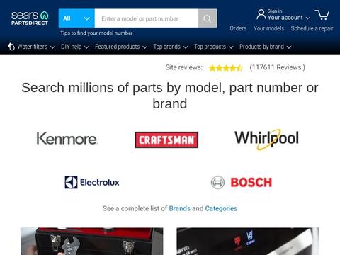 Sears PartsDirect Coupons and Promo Code