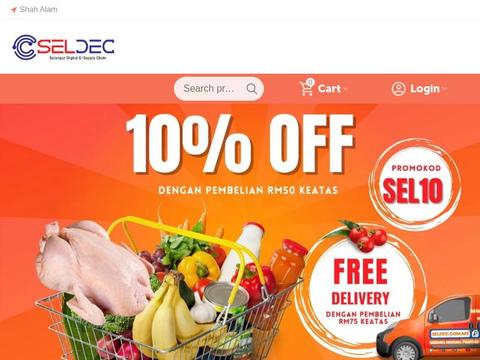 Seldec.Com.My Coupons and Promo Code