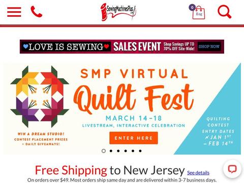 Sewingmachinesplus.com, Inc. Coupons and Promo Code