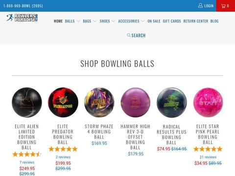 Shop.bowlersparadise.com Coupons and Promo Code