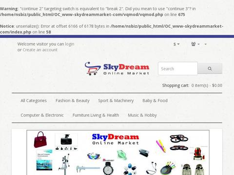 Skydreammarket Coupons and Promo Code