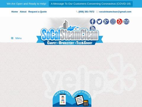 Socalsteamclean.Com Coupons and Promo Code