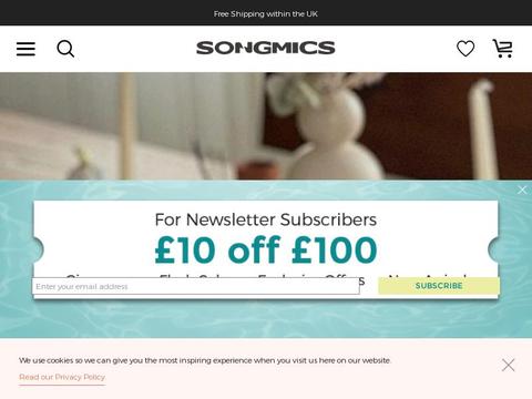 Songmics UK  Coupons and Promo Code