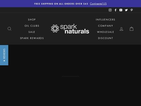 Memorial Day Sale. Save 30% off your entire order at Spark Naturals