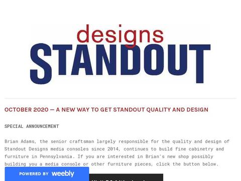 Standoutdesigns.Com Coupons and Promo Code