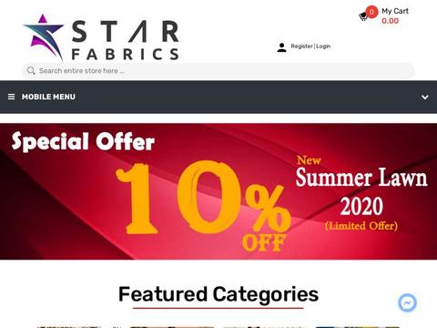 Star Fabrics Coupons and Promo Code