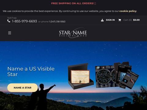 Star-Name-Registry.Org Coupons and Promo Code