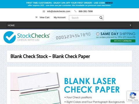 Stockchecks.Com Coupons and Promo Code