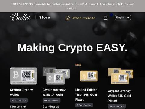 Store.balletcrypto.com Coupons and Promo Code