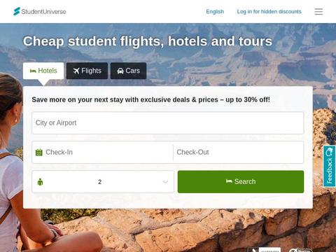 StudentUniverse Coupons and Promo Code