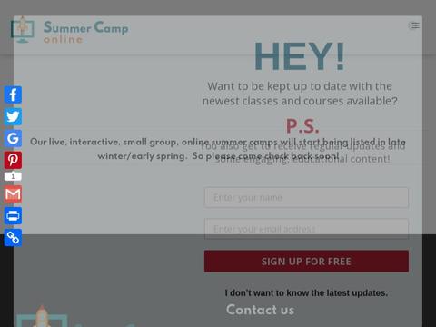 Summer Camp Online Coupons and Promo Code