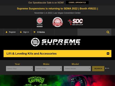 Supreme Suspensions Coupons and Promo Code