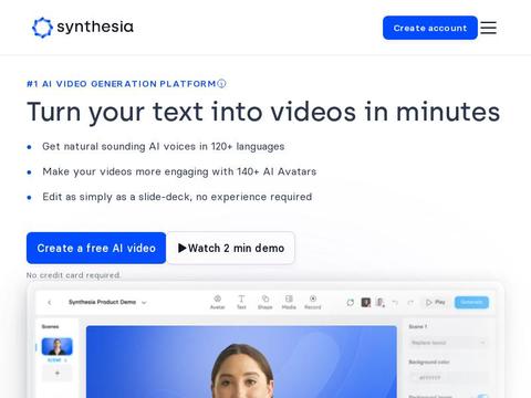 Synthesia Coupons and Promo Code