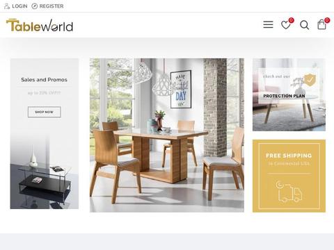 TableWorld.com Coupons and Promo Code