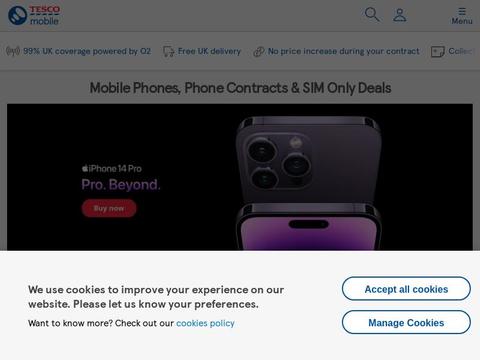 Tesco Mobile Coupons and Promo Code