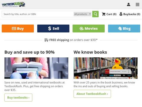 Textbookrush.Com Coupons and Promo Code