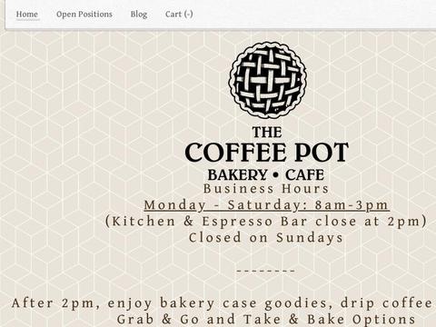 Thecoffeepotbakery.Com Coupons and Promo Code