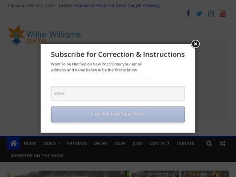 Thewilliewilliamsshow.Com Coupons and Promo Code