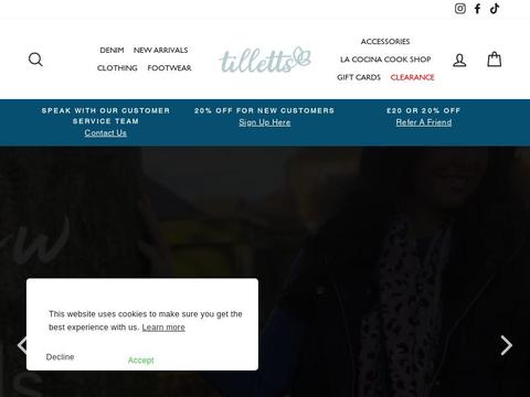 tillettsclothing Coupons and Promo Code