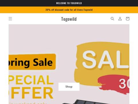 togowild Coupons and Promo Code