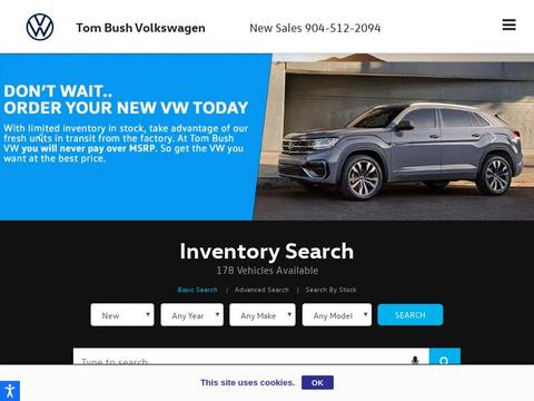 Tombushvw.Com Coupons and Promo Code